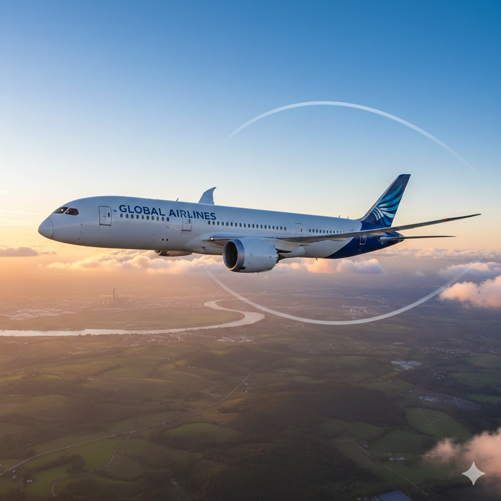 Commercial airliner